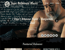 Tablet Screenshot of juanbelmontemusic.com